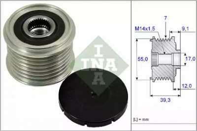 WILMINK GROUP wg1253821 -  Механизм свободного хода генератора